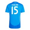 Camiseta de fútbol Italia Giorgio Scalvini 15 Primera Equipación Euro 2024 - Hombre